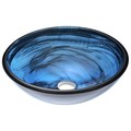 Anzzi Soave Deco-Glass Vessel Sink in Sapphire Wisp LS-AZ048